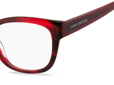 Premium Women Tommy Hilfiger Eyeglasses: TH 1864 - Red Black - SpecSMART Eye Clinic (Zoom View)